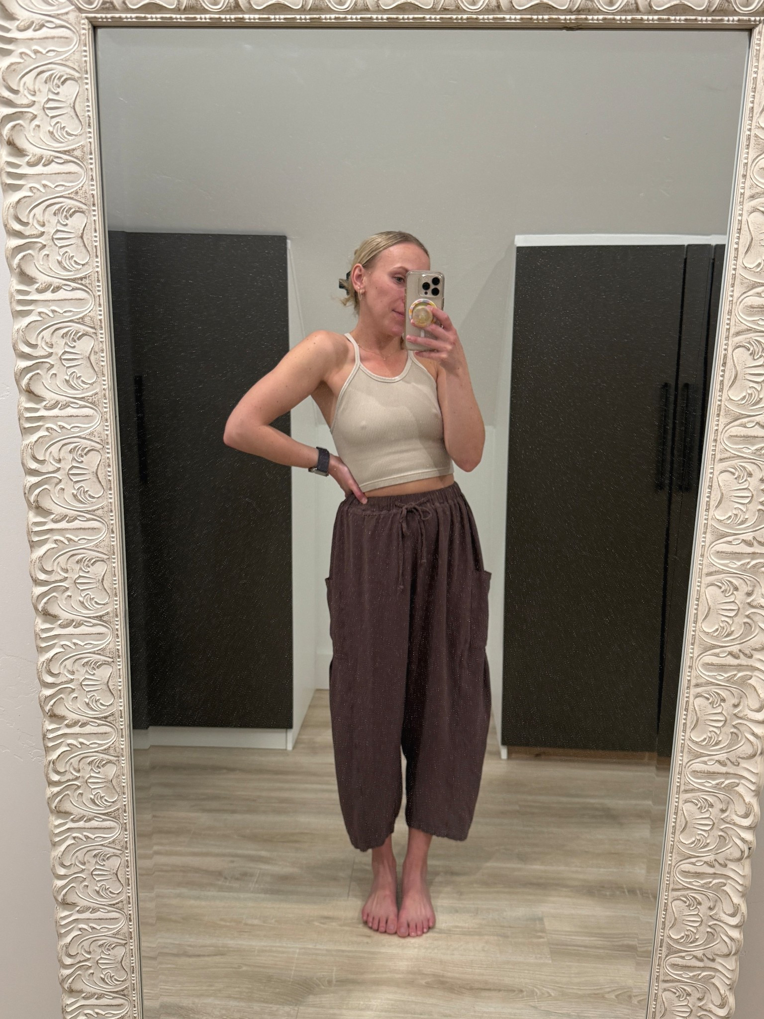 My new summer uniform 🫡 the perfect flowy linen pants! Short girl friendly too! 

#LTKPetite #LTKSeasonal