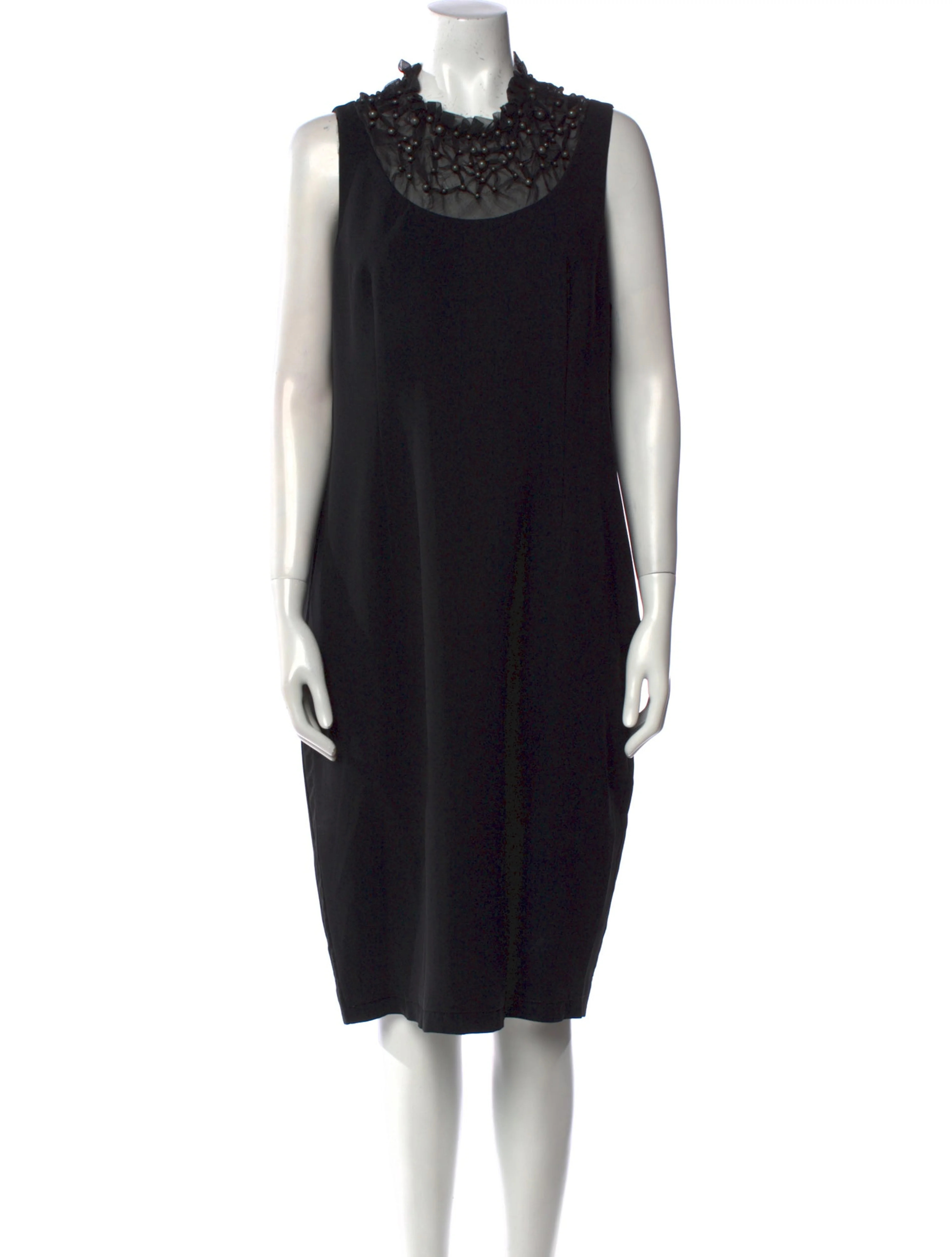 Mock Neck Knee-Length Dress | The RealReal