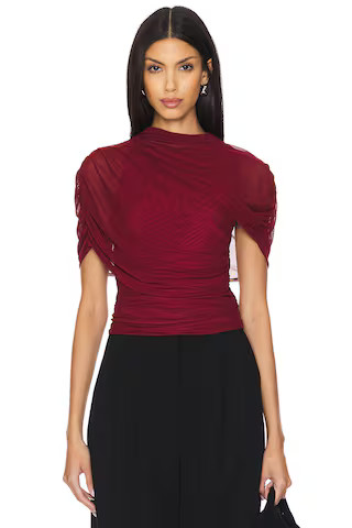 Amanda Uprichard x REVOLVE Evianna Top in Wine from Revolve.com | Revolve Clothing (Global)