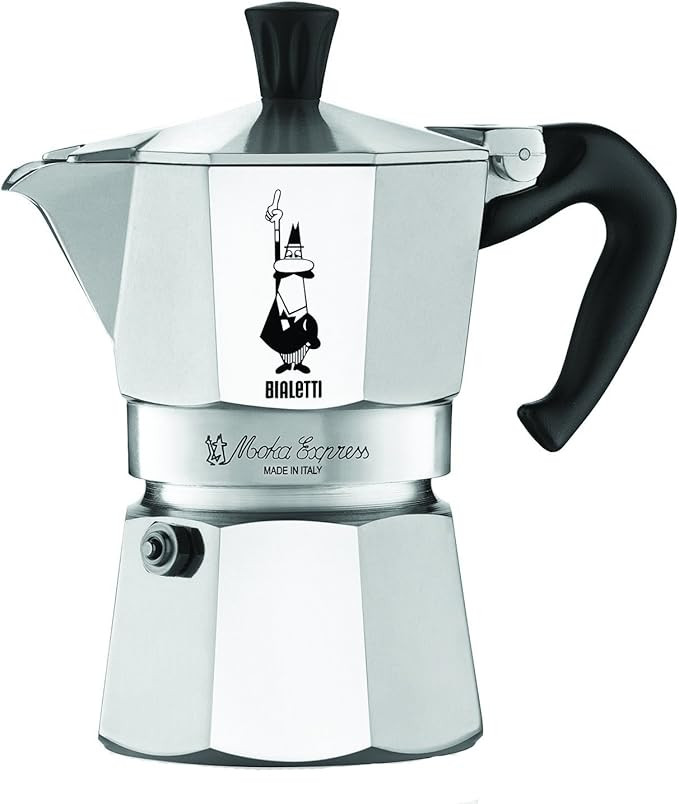 Bialetti - Moka Express: Iconic Stovetop Espresso Maker, Makes Real Italian Coffee, Moka Pot 3 Cu... | Amazon (US)