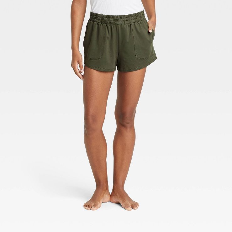 Women's Mid-Rise Knit Shorts 3.5" - All in Motion™ | Target