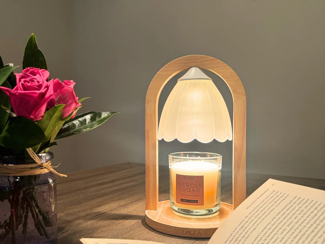 Modern Candle Warmer With Timer Farmhouse Style Wax Warmer Candle Lamp Elegant Candle Warming Lam... | Etsy (US)