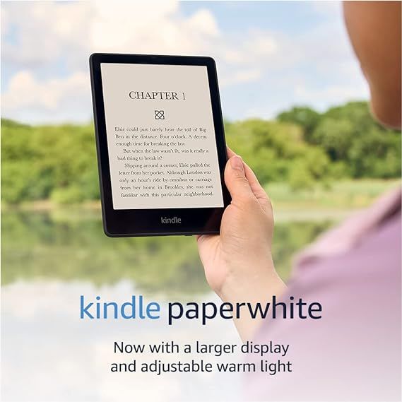 Amazon.com: Kindle Paperwhite (16 GB) – Now with a 6.8" display and adjustable warm light : Ele... | Amazon (US)