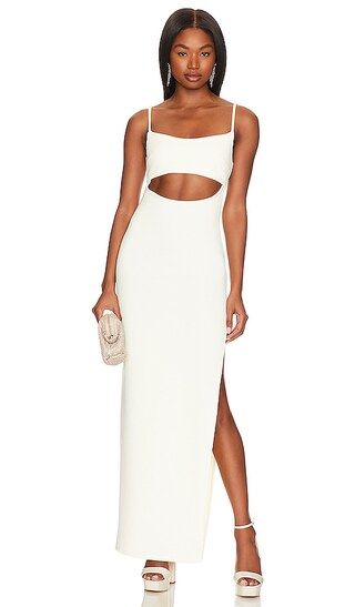 Layla Maxi Dress in Ivory | Revolve Clothing (Global)