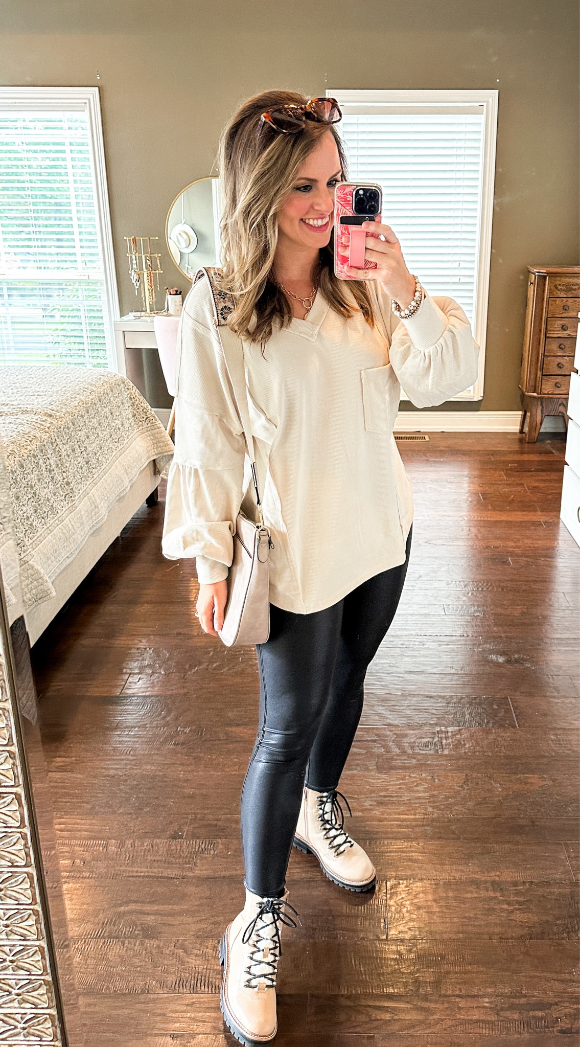 Casual fall and winter outfit with my fave faux leather leggings & winter boots! 

Amazon and Target fashion finds 

#LTKWorkwear #LTKFindsUnder50 #LTKStyleTip