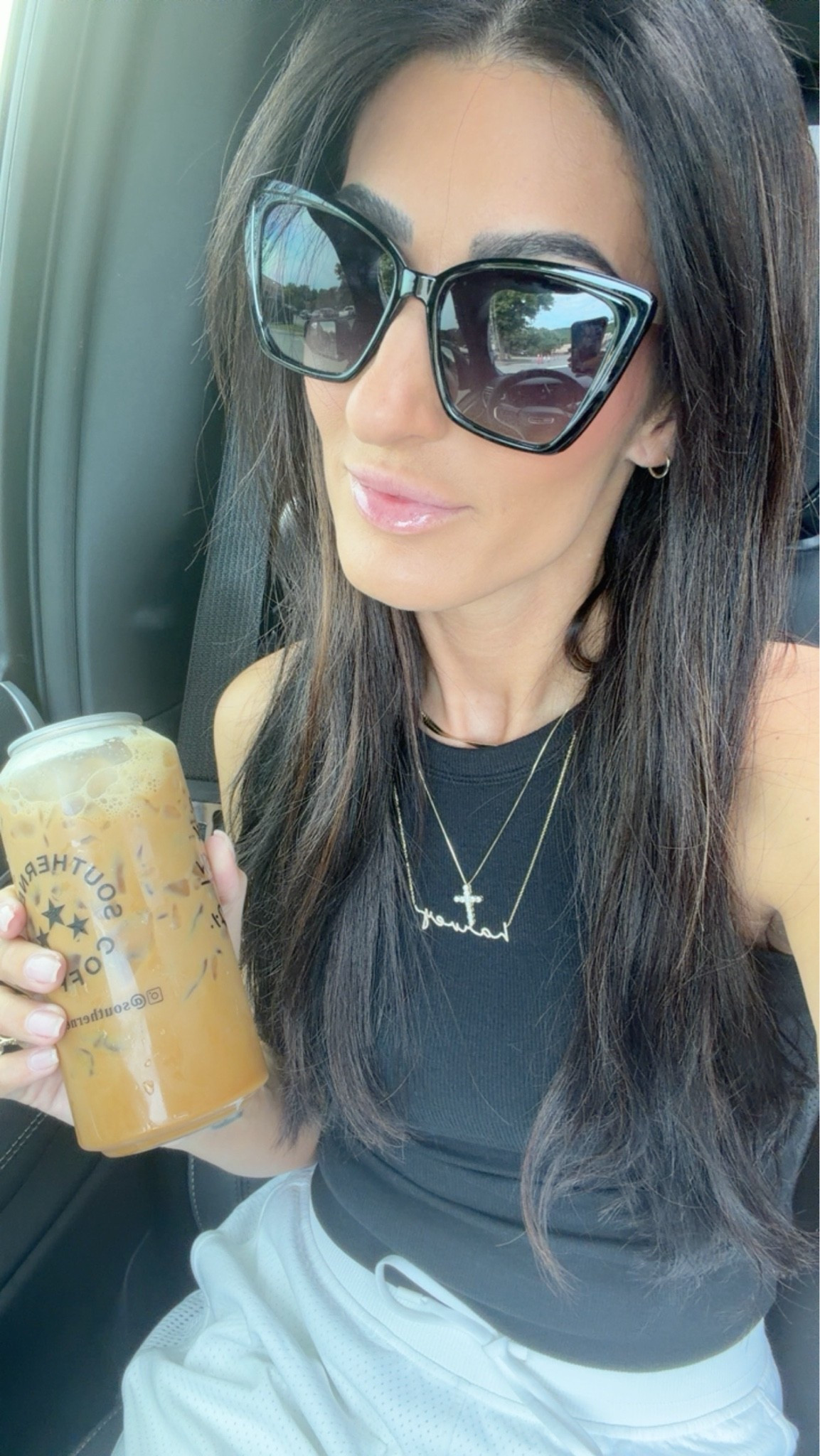 Summer break survival kit: oversized sunnies to hide the tired & enough caffeine to keep up with the travel sports schedule for 4 kids. ☀️

This Amazon + Lululemon combo is doing the most…& the matching set is on major sale!

summer mom outfit, amazon sunglasses, lululemon set, track set, athleisure mom, iced coffee outfit, summer break style, mom uniform, coffee run look, summer staples, errand outfit, casual mom style, oversized sunglasses, neutral athleisure, millennial mom, summer survival, sporty chic, everyday mom outfit, comfortable style, mom life aesthetic

#LTKmomlife #LTKSaleAlert #LTKSeasonal