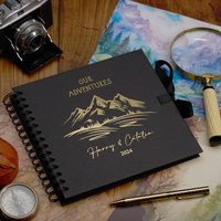Personalised Our Adventures With Mountains Travel Journal Album Scrapbook | Etsy (UK)