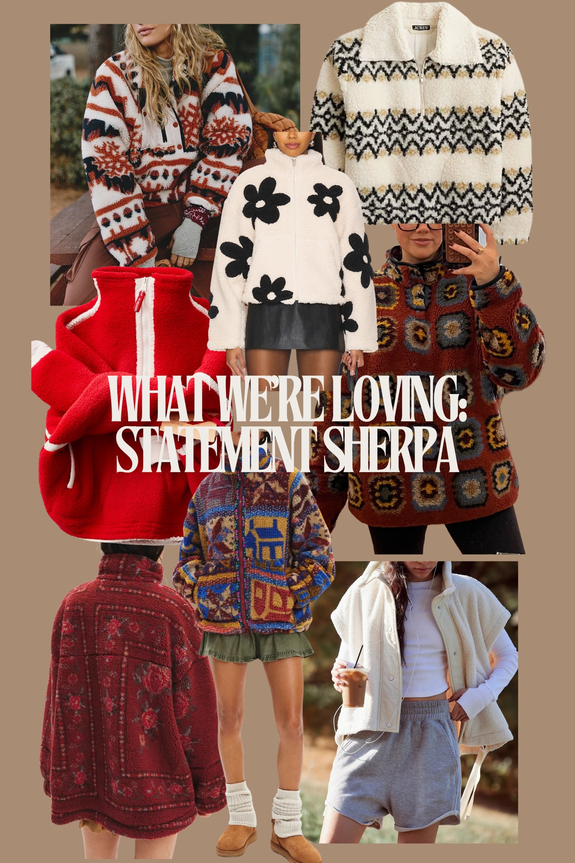 Cozy colorful Sherpa jackets for fall!! 

#LTKHoliday #LTKSeasonal