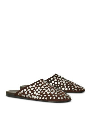Tory Burch Women's Studded Mule Flats | Bloomingdale's (US)