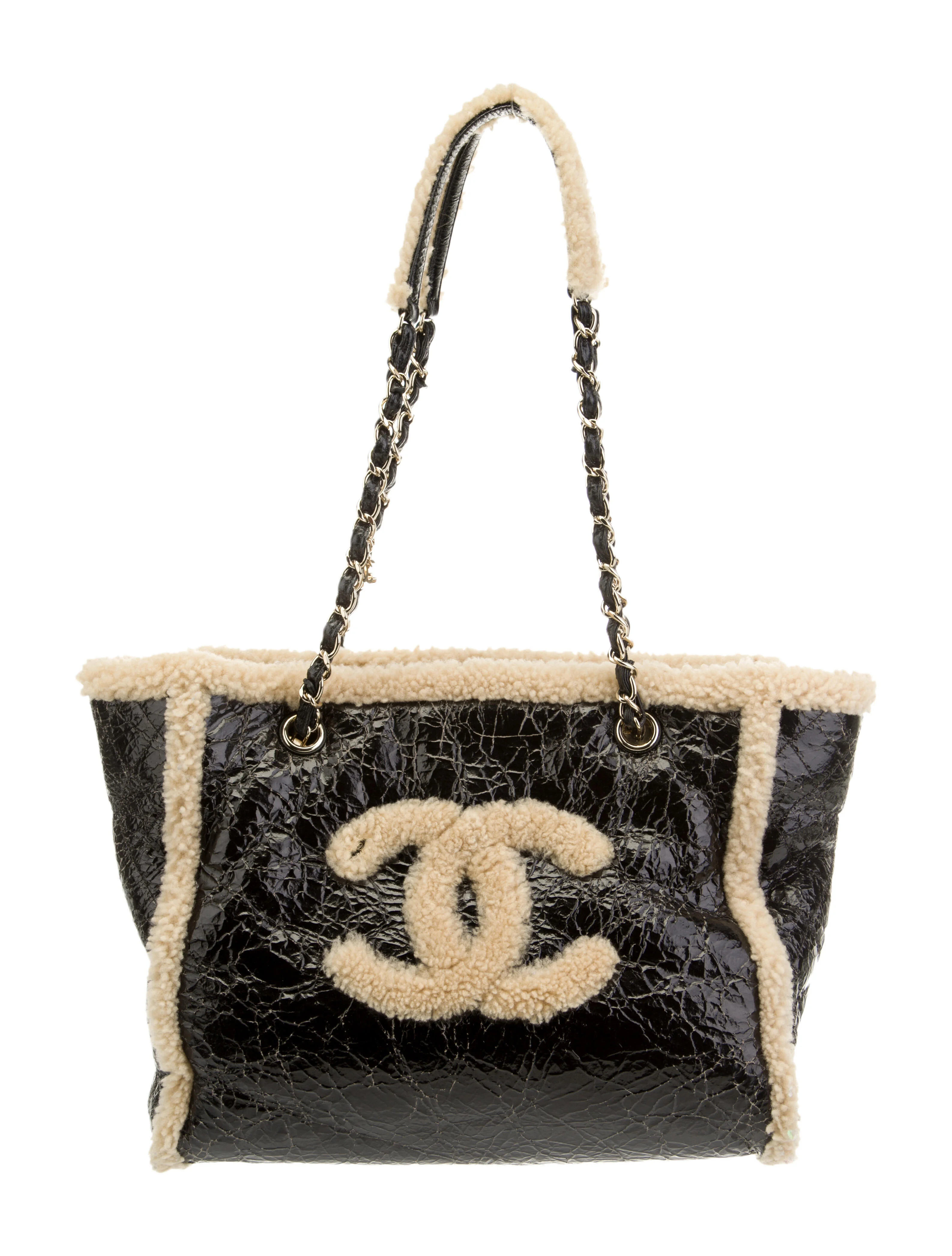 Shearling CC Mania Tote | The RealReal