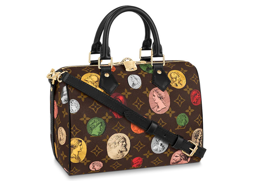 Women's Louis Vuitton x Fornasetti Speedy Bandouliere 25 Monogram Cameo in Brown | StockX