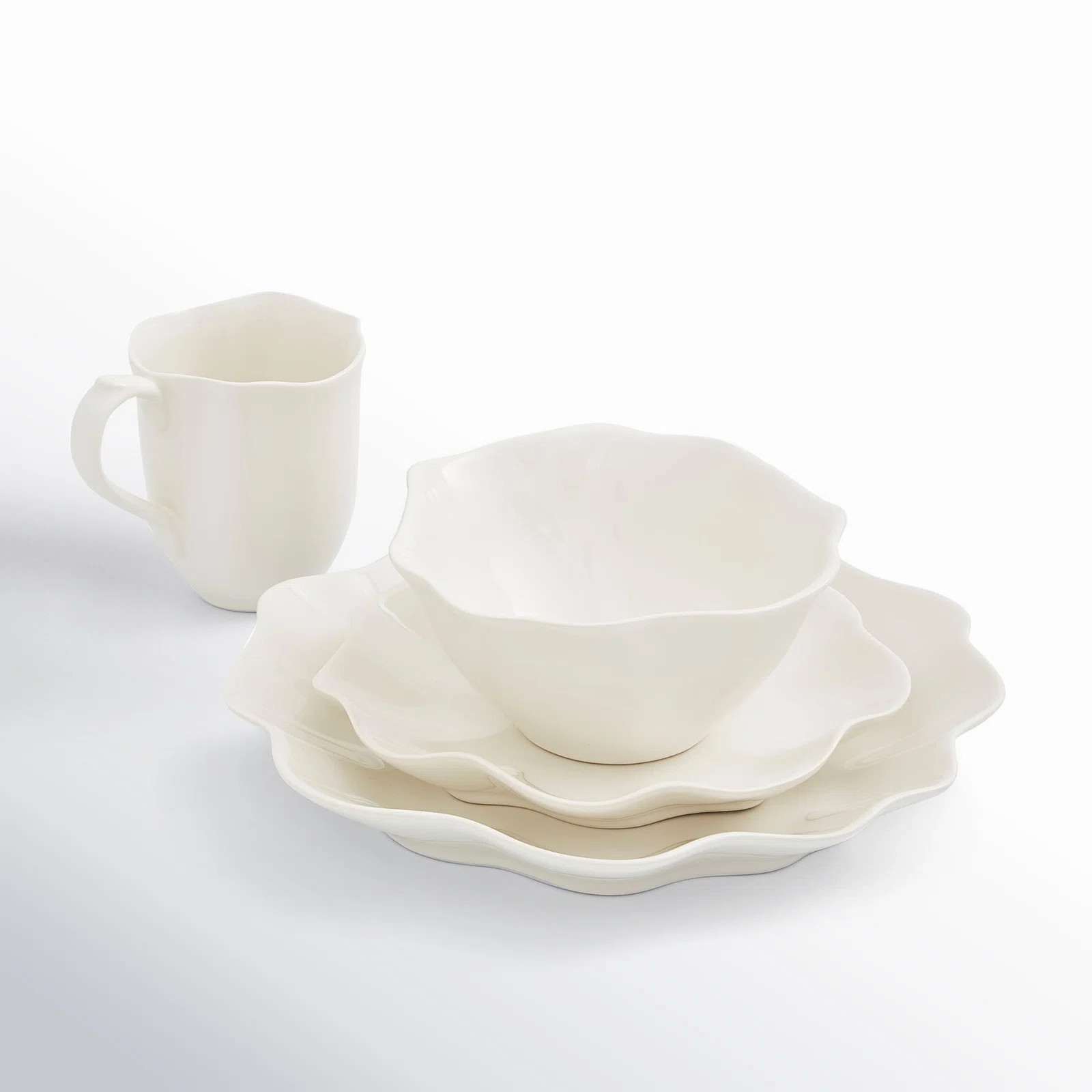 Portmeirion Sophie Conran 4-Pc P/S Floret & Reviews | Wayfair | Wayfair North America