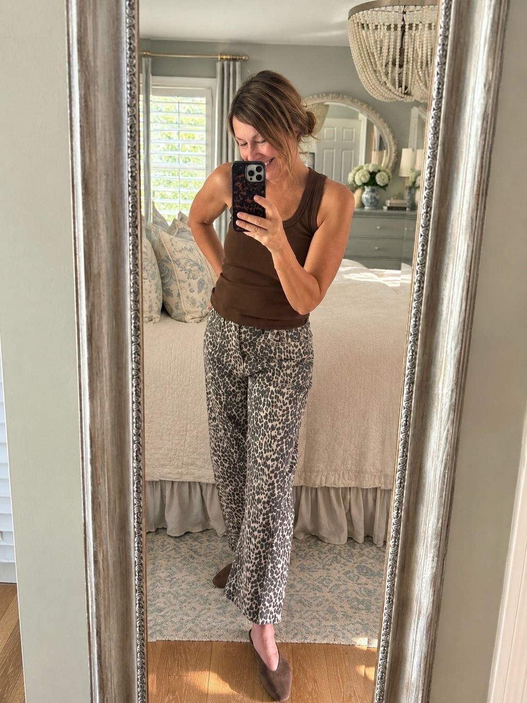 Cutest leopard print barrel jeans 🤎

#LTKootd