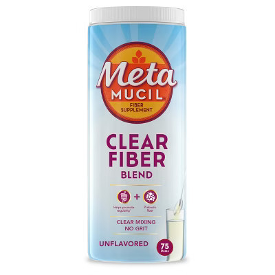 Metamucil Clear Digestive GLP-1 Friendly Fiber Blend - 3g Fiber Per Serving - 11.6oz/75 Dose | Target