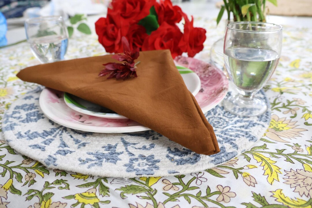 100 Pack Rust Color Napkin,cotton Napkins, Kitchen Rusty Napkin, Washable Napkins Wedding Cotton ... | Etsy (US)