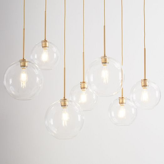 Sculptural 7-Light Globe Chandelier | West Elm (US)