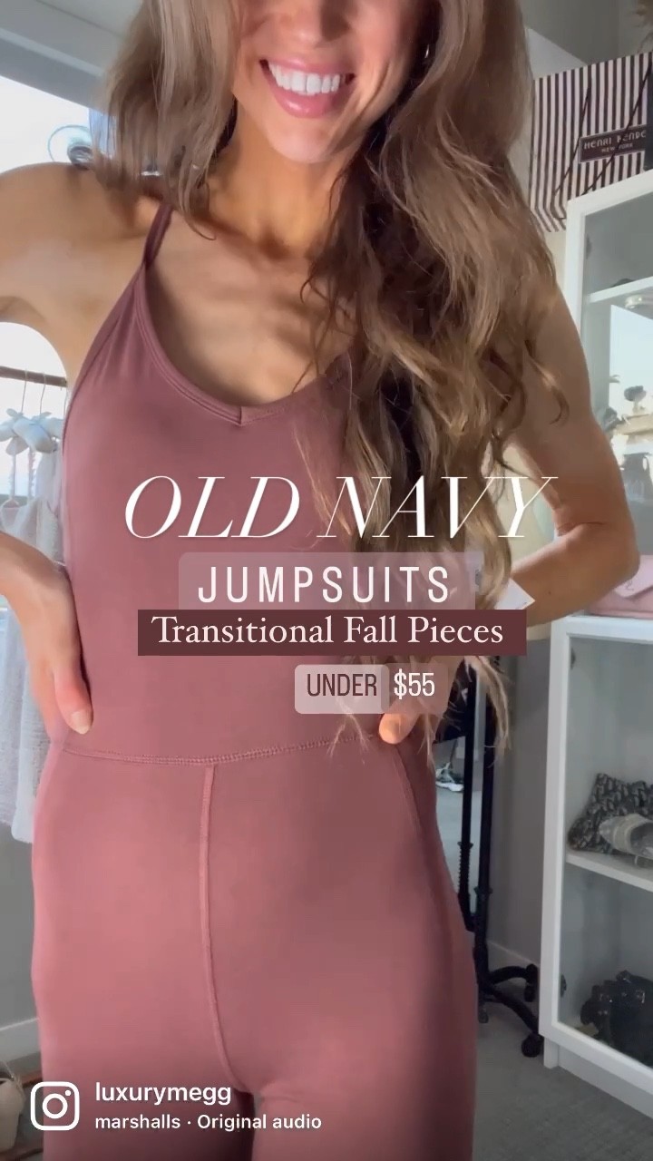 Old Navy Women's Powerchill 7/8 Cami Jumpsuit - - Size XL