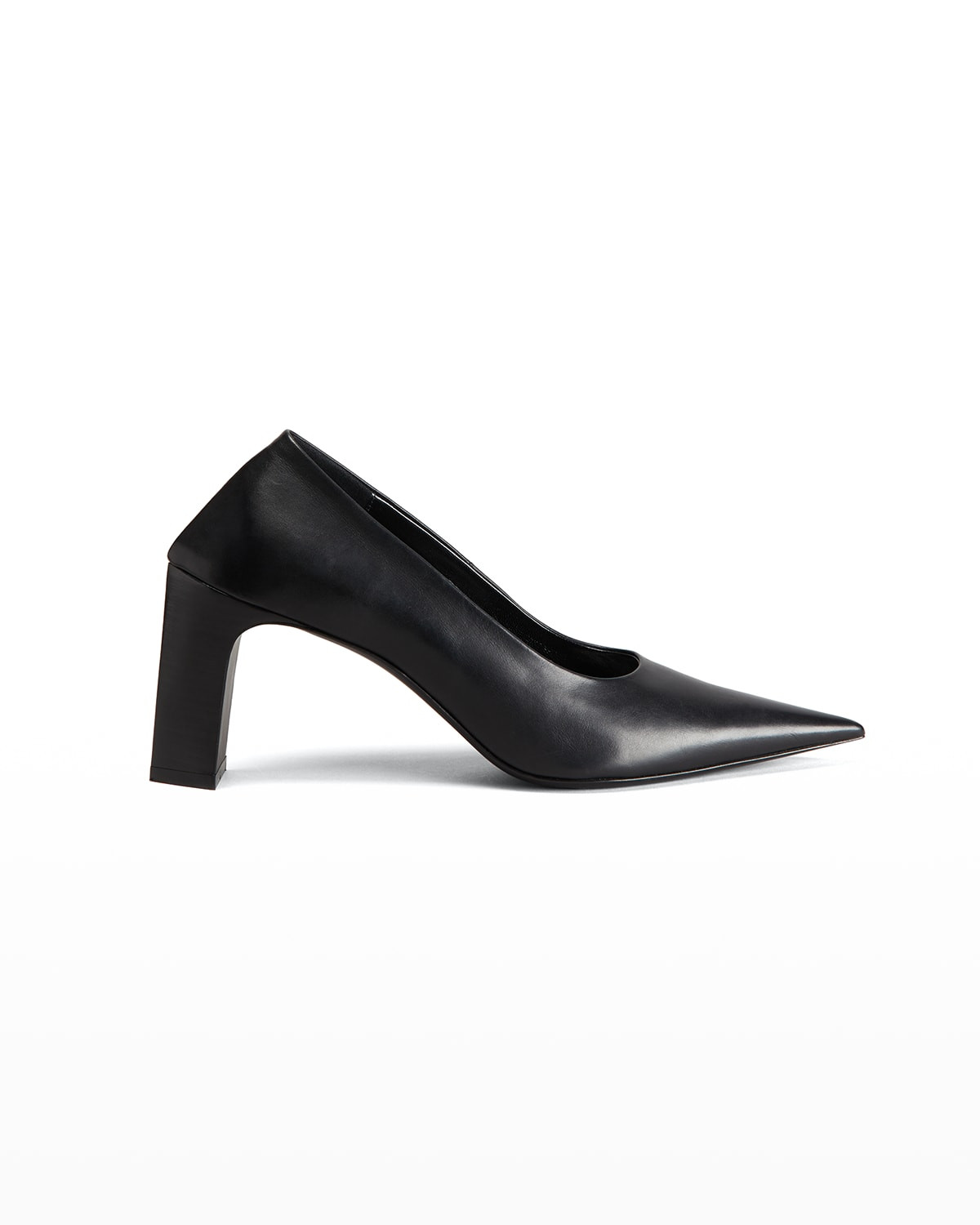 80mm Blade Calfskin Pumps | Neiman Marcus