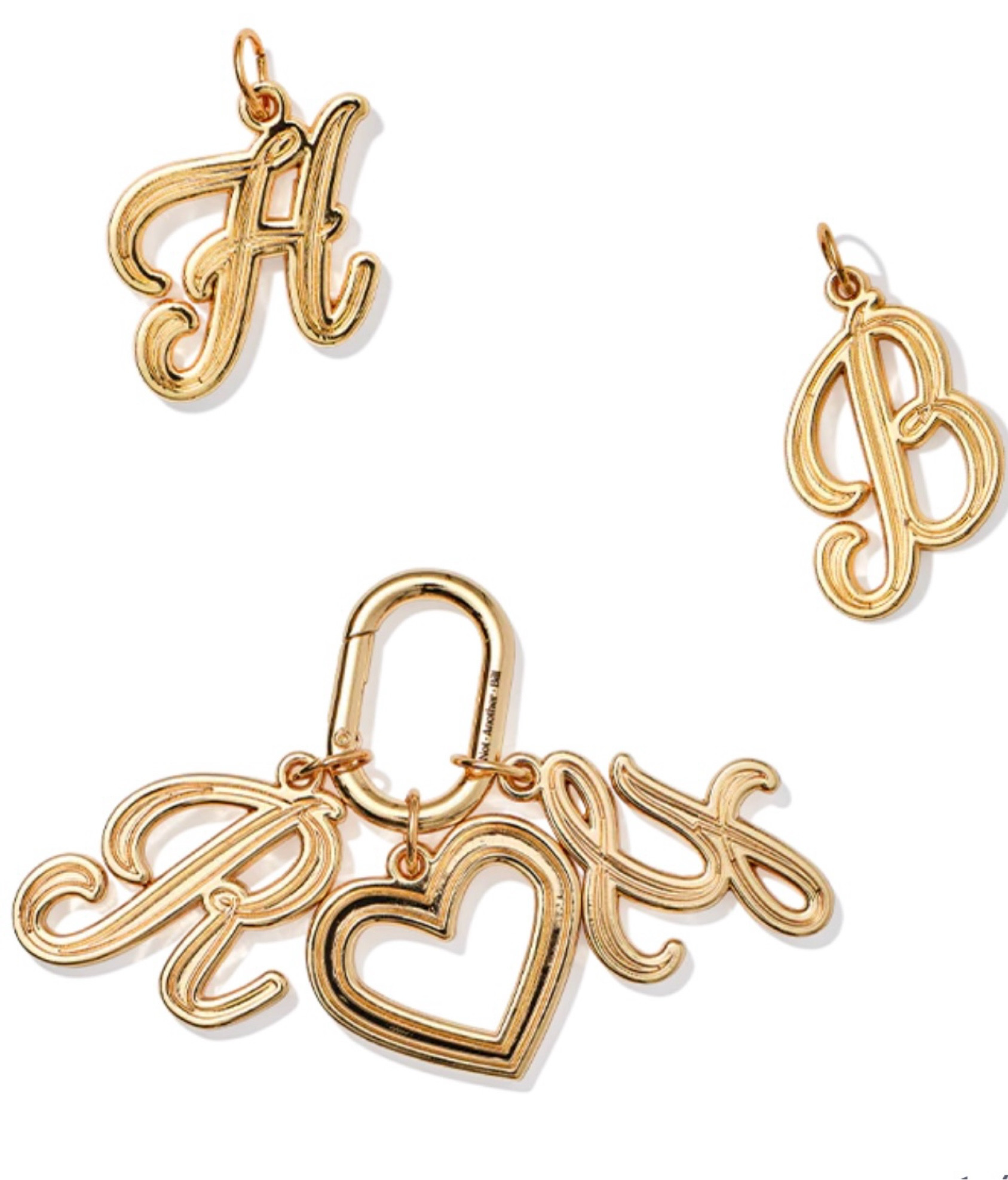 new Loewe Feather + letter bag charms ✨♥️