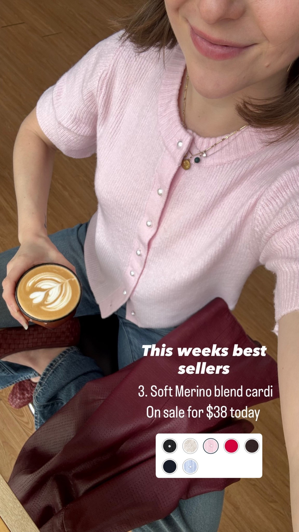 Abercrombie stackable sale $38 merino wool blend short sleeve cardigan wearing xs
Use code AFKATHLEEN 


#LTKSaleAlert #LTKPetite #LTKootd