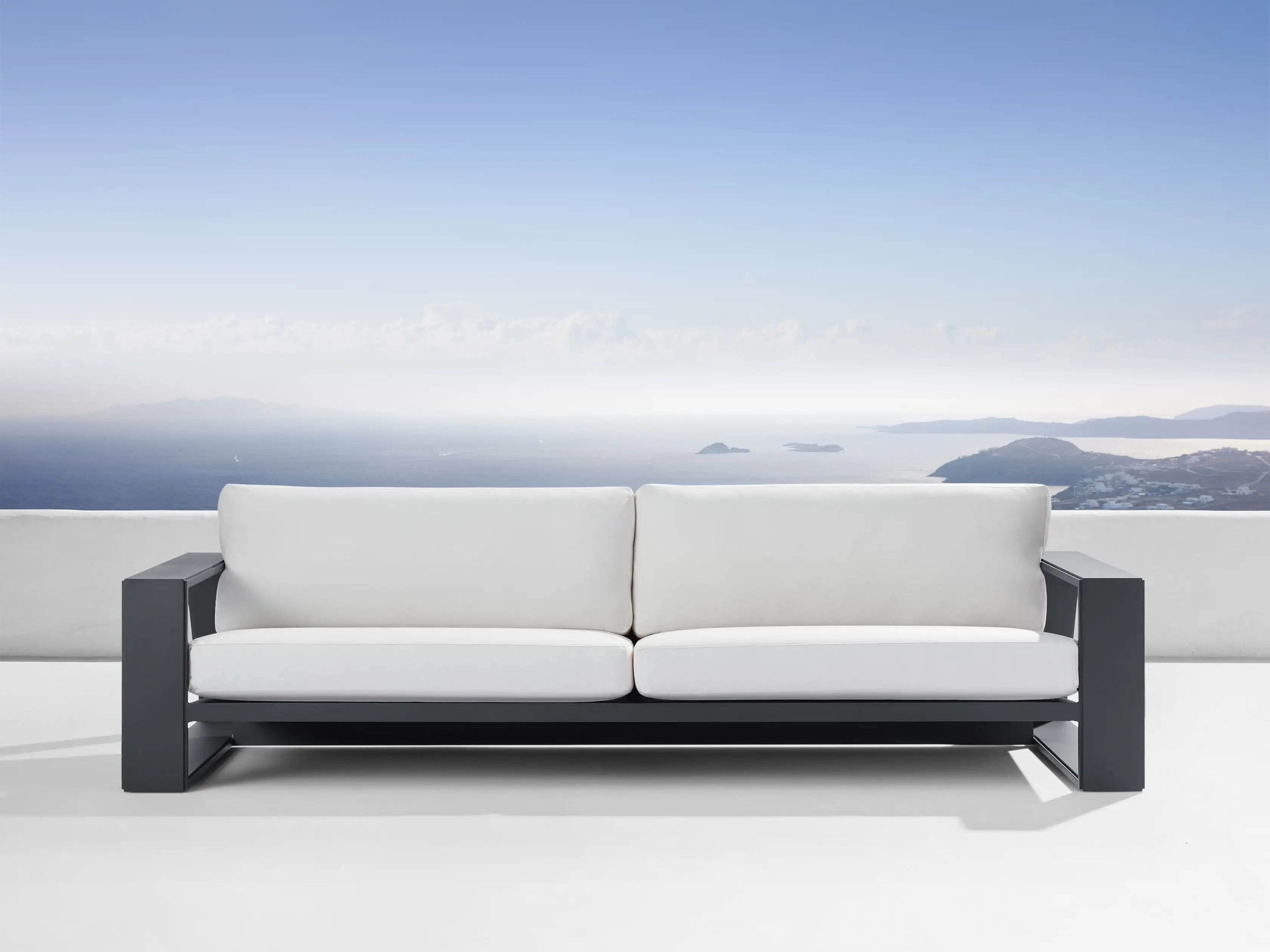 Canyon Outdoor Aluminum Sofa | Arhaus