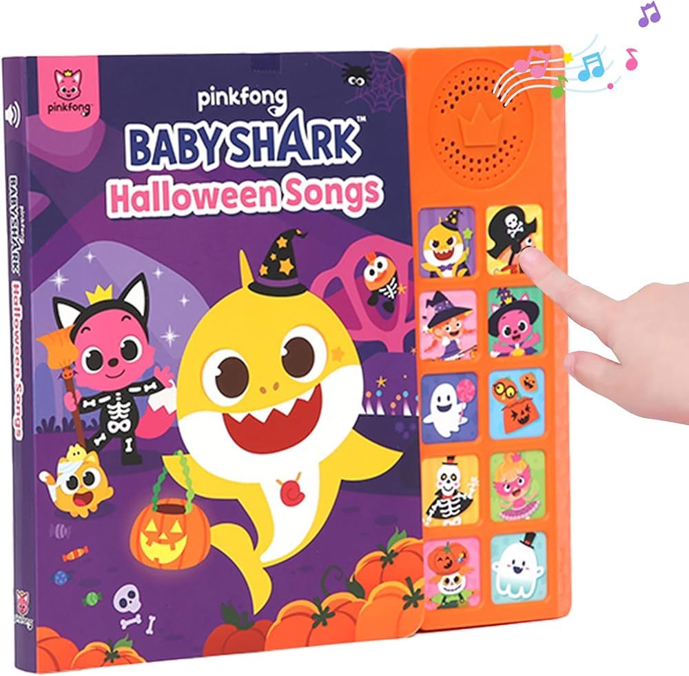 Baby Shark Halloween Songs 10 Button Sound Book | Baby Shark Toys, Baby Shark Books | Learning & ... | Amazon (US)