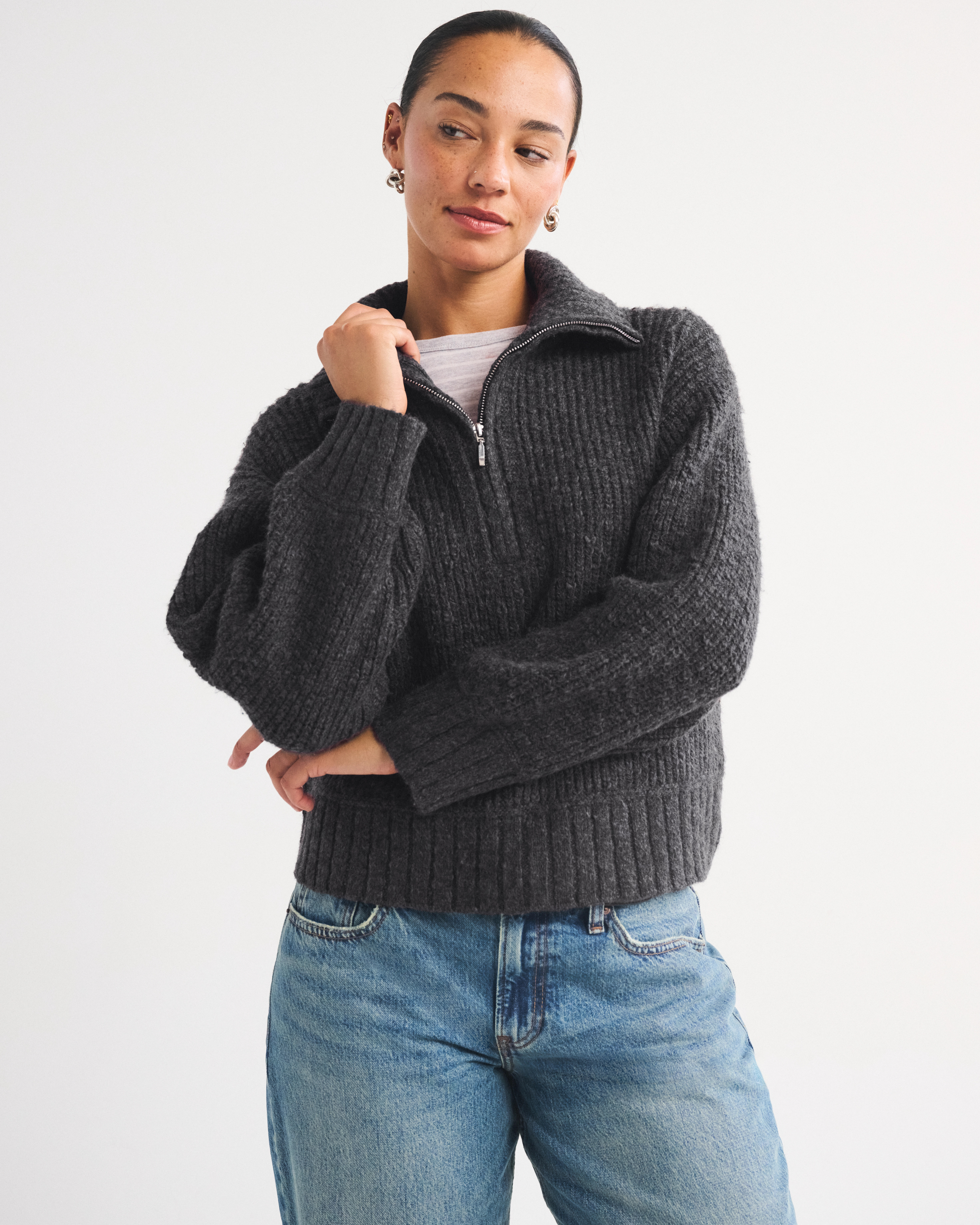 Half-Zip Sweater | Abercrombie & Fitch (US)
