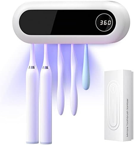 MIMORE Toothbrush Holder, 5 Toothbrush Slots & Timer Function, Cordless Wall Mounted Toothbrush H... | Amazon (US)