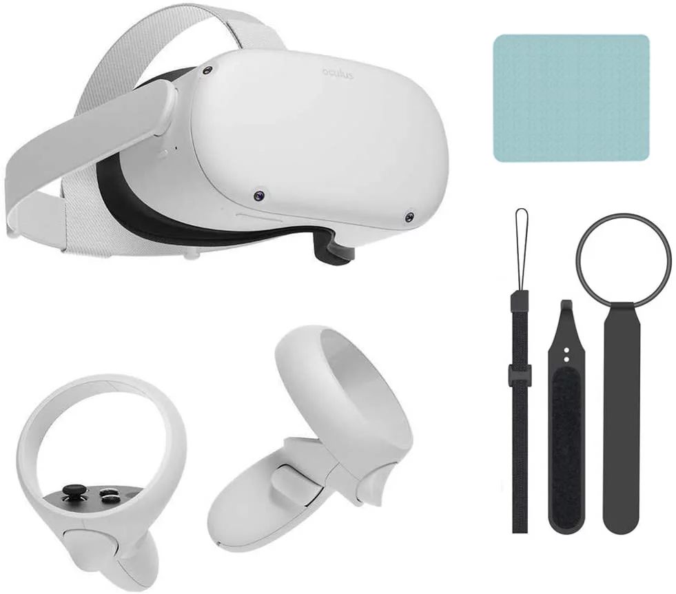Oculus Quest 2 — Most Advanced All-in-One Virtual Reality Gaming Headset With Mazepoly Knuckle ... | Walmart (US)