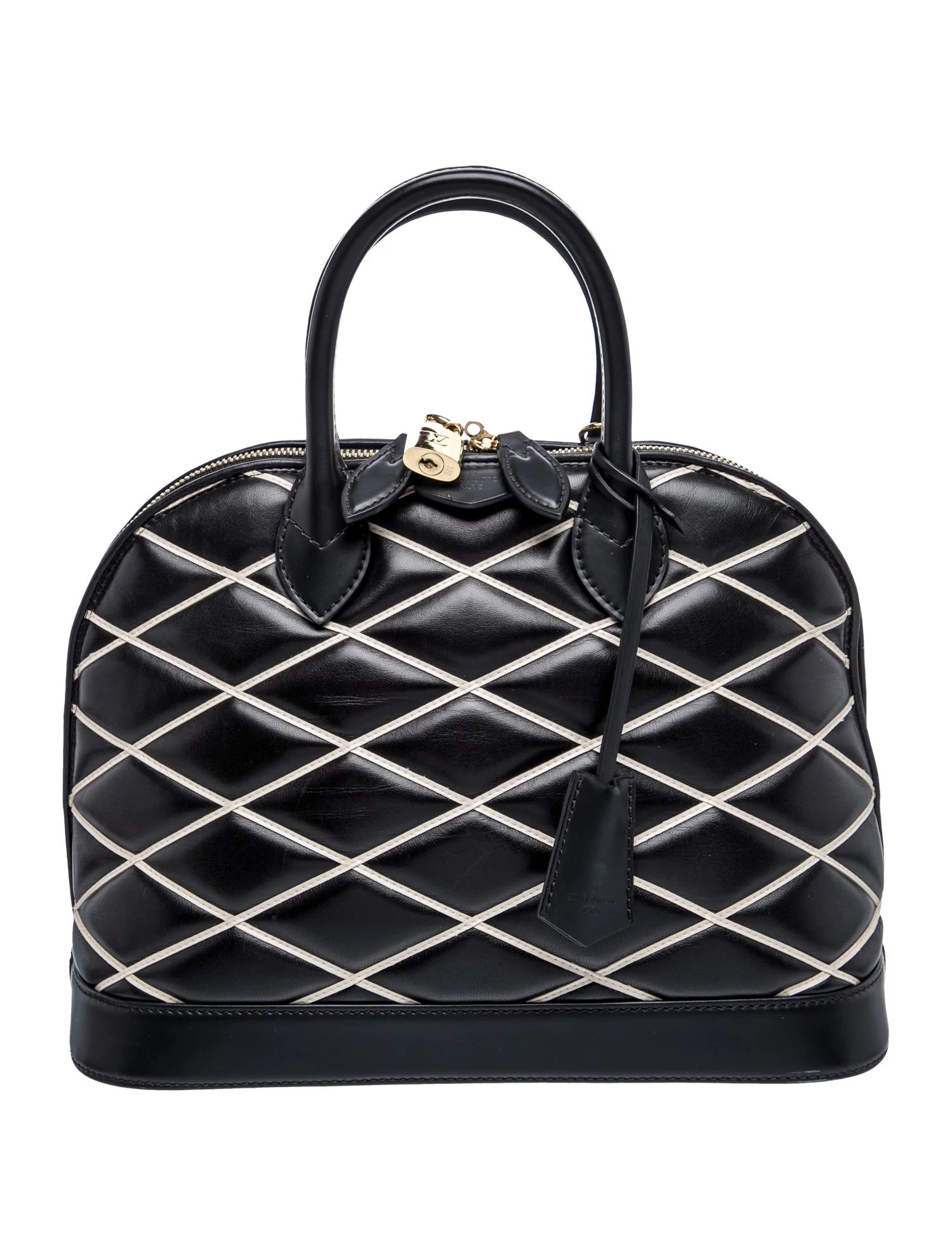 Louis Vuitton Malletage Leather Alma PM - Black Handle Bags, Handbags - LOU1227849 | The RealReal | The RealReal