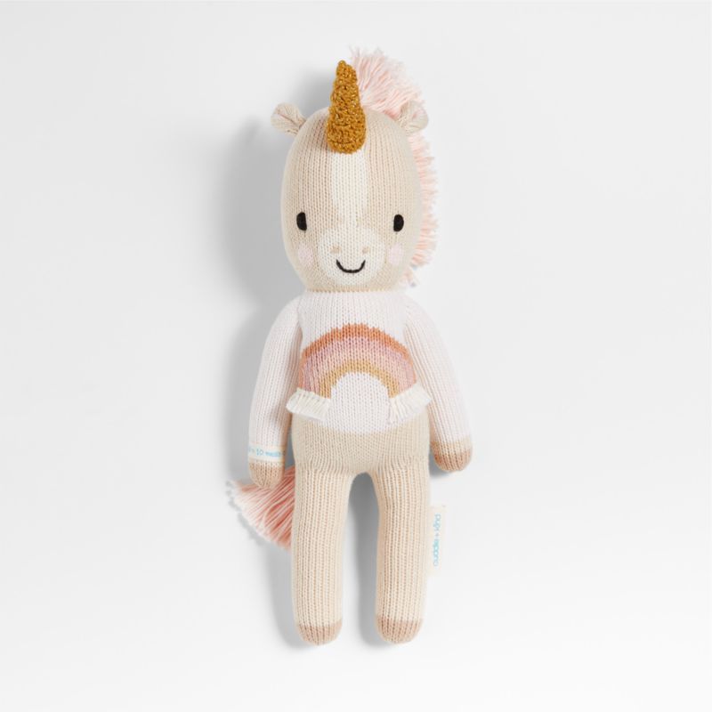 Cuddle+Kind Zara Unicorn Yarn Doll | Crate & Kids | Crate & Barrel