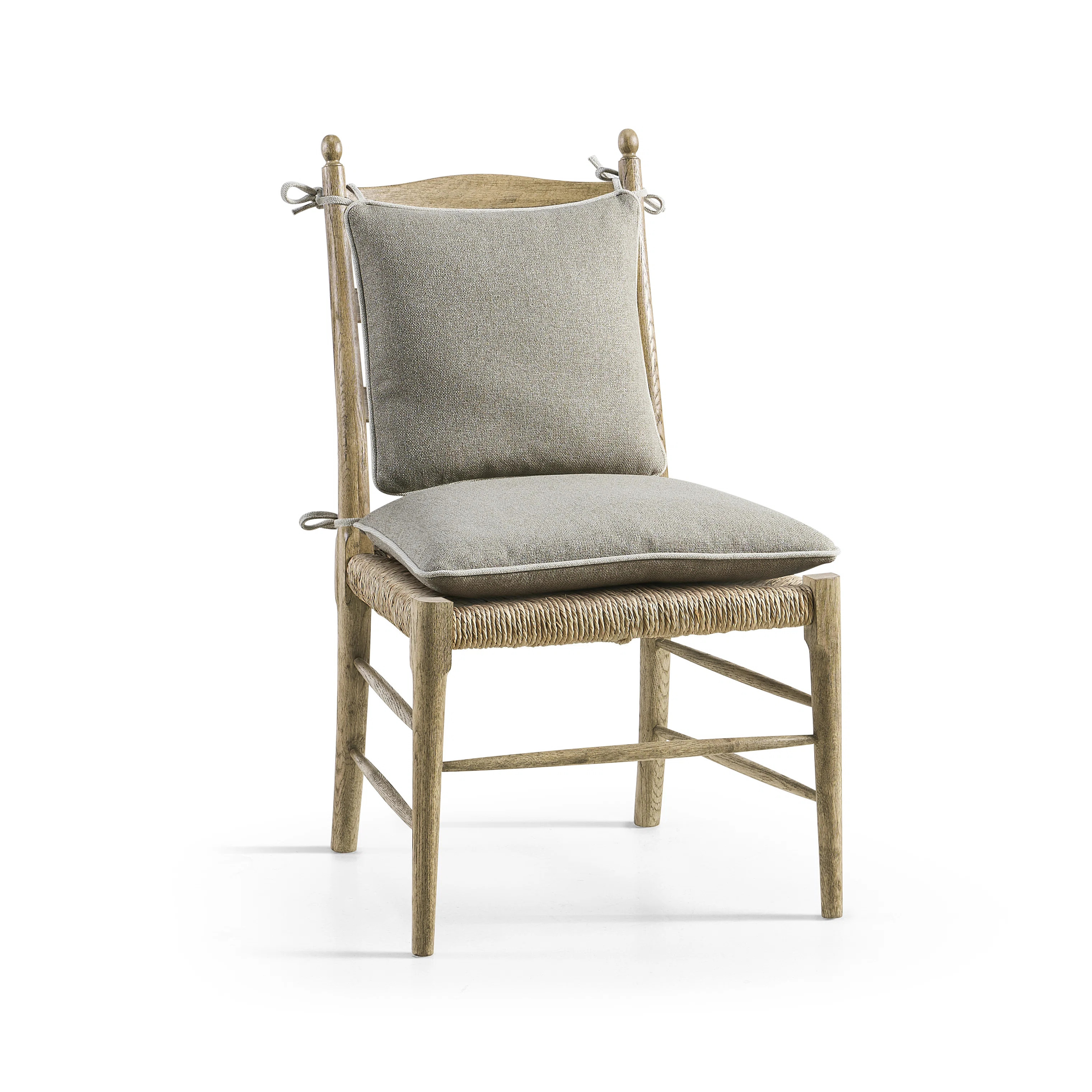 Doppler 19'' H Fabric Upholstered Oak Side Chair | Wayfair North America