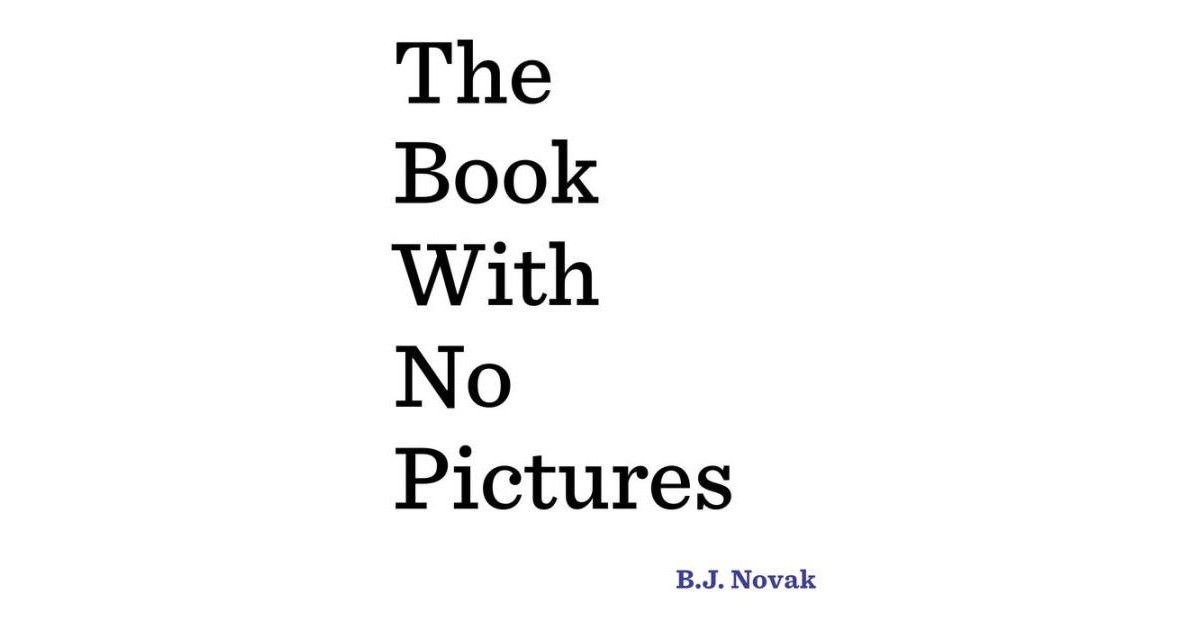 The Book with No Pictures by B. J. Novak | Macy's