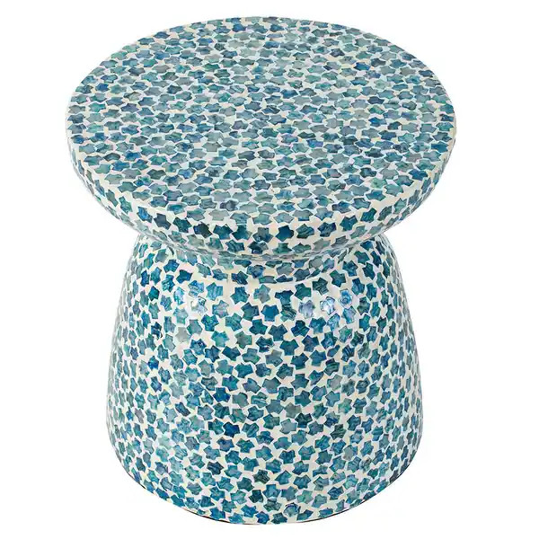 A&B Home 16-inch Mosaic Tile Chalice Stool | Bed Bath & Beyond