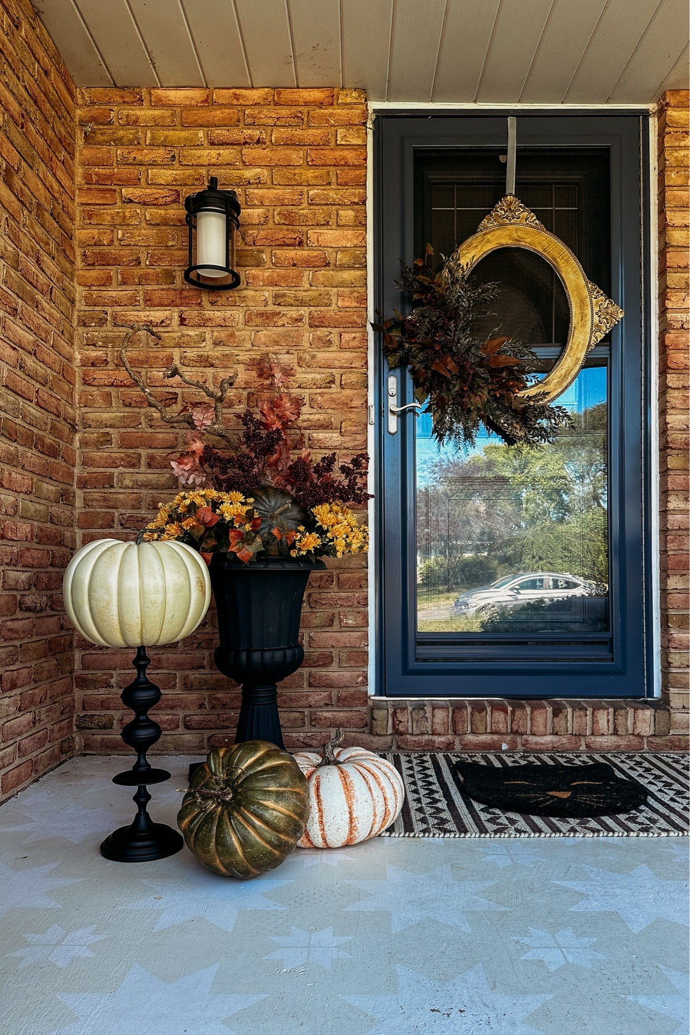 Turn an old picture frame into a stunning wreath for your Fall Front Door! Plus gorgeous faux pumpkins, floral stems and more

#LTKHome #LTKSaleAlert