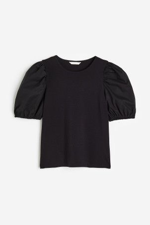 Puff-sleeved Top | H&M (US + CA)