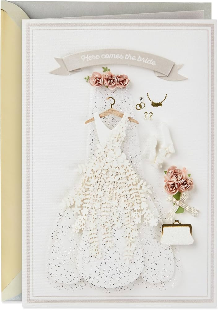 Hallmark Signature Wedding Card (Here Comes the Bride) | Amazon (US)