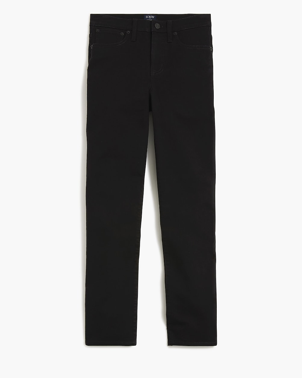 Curvy essential straight black jean in all-day stretch | J.Crew Factory