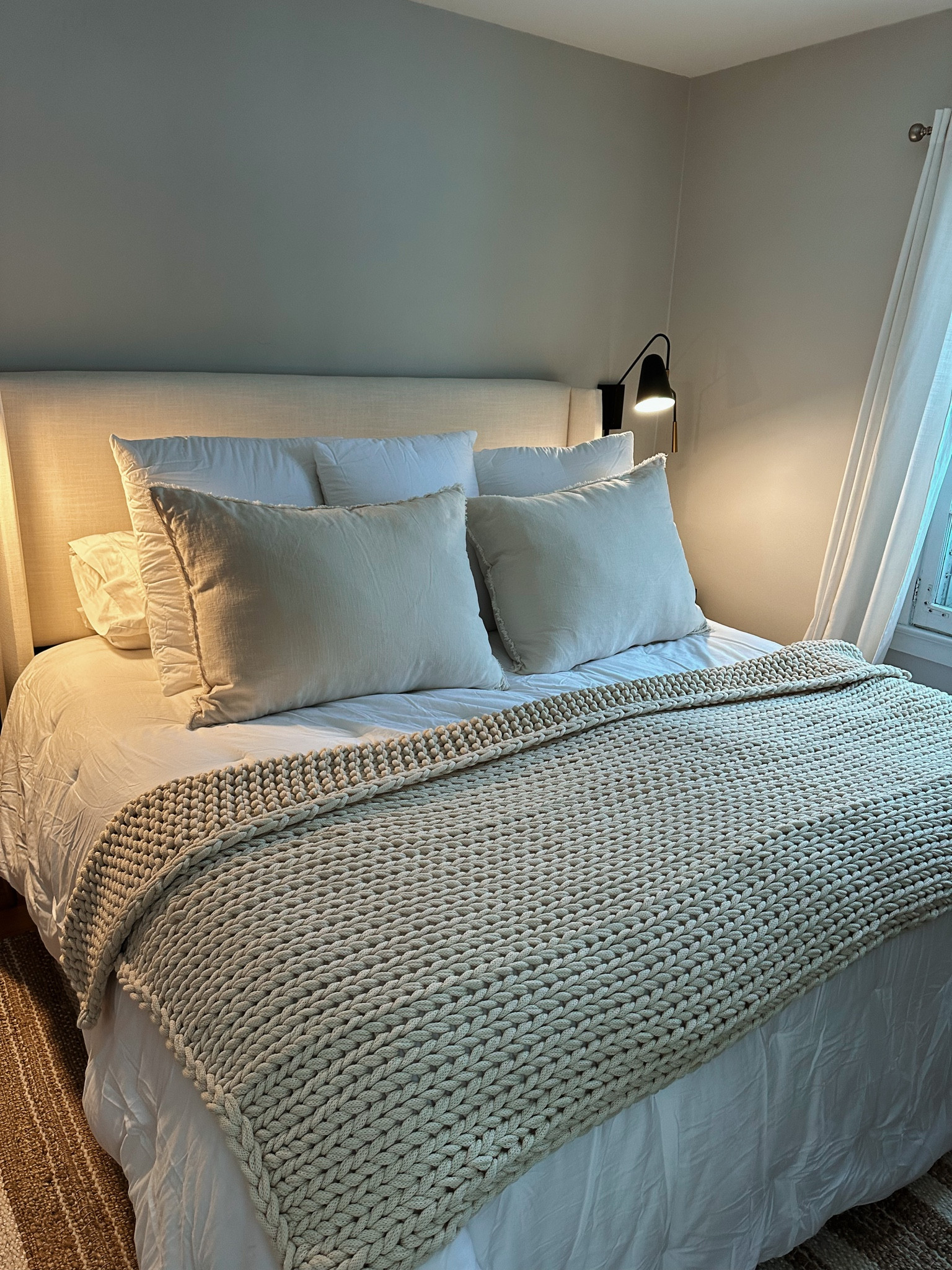 with the baby on the way, we’re moving our bedroom from upstairs to our main floor (near the nursery) - we just started getting things together, but here’s a progress pic! 

#LTKhome #LTKstyletip