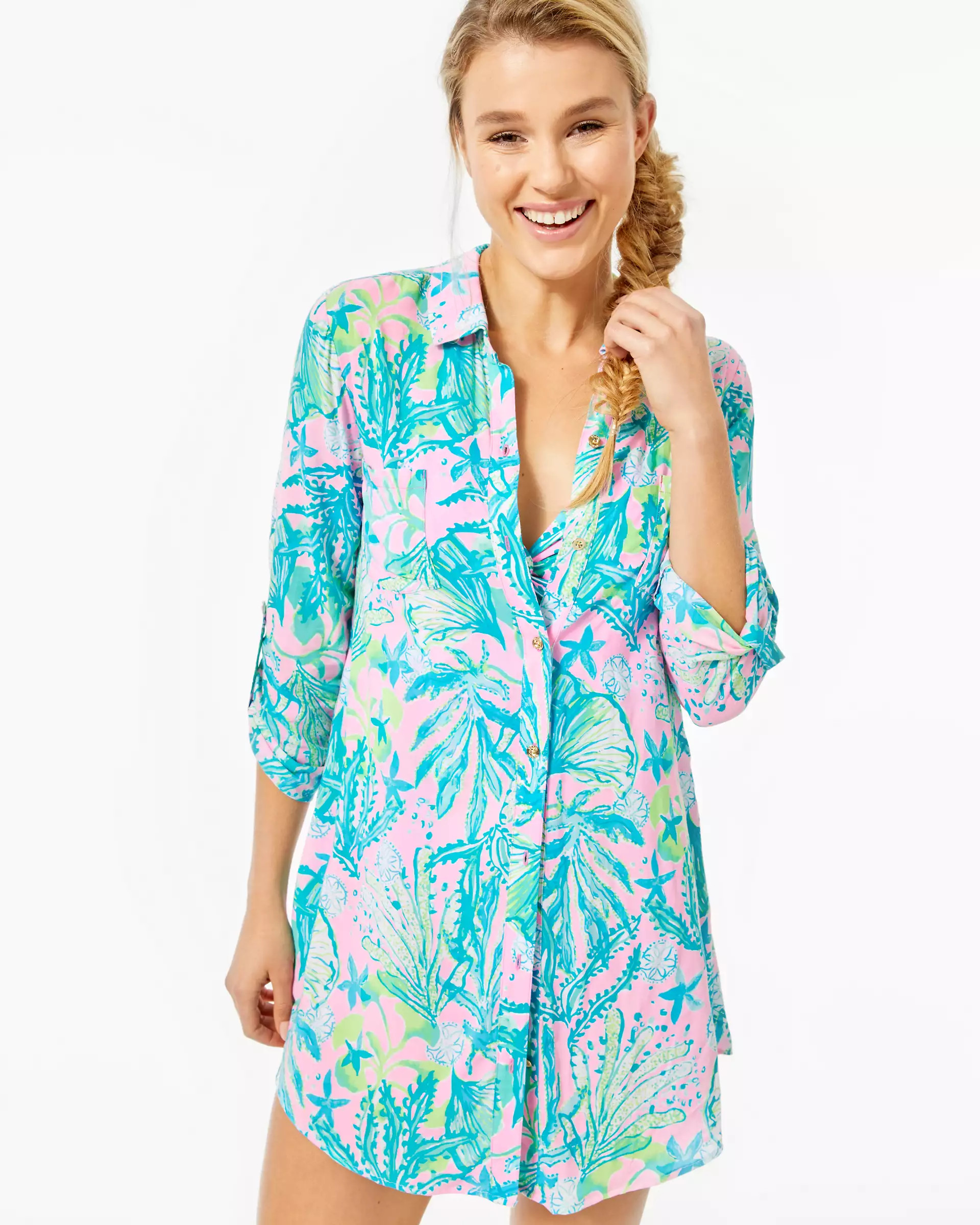 Natalie Shirtdress Cover-Up | Lilly Pulitzer
