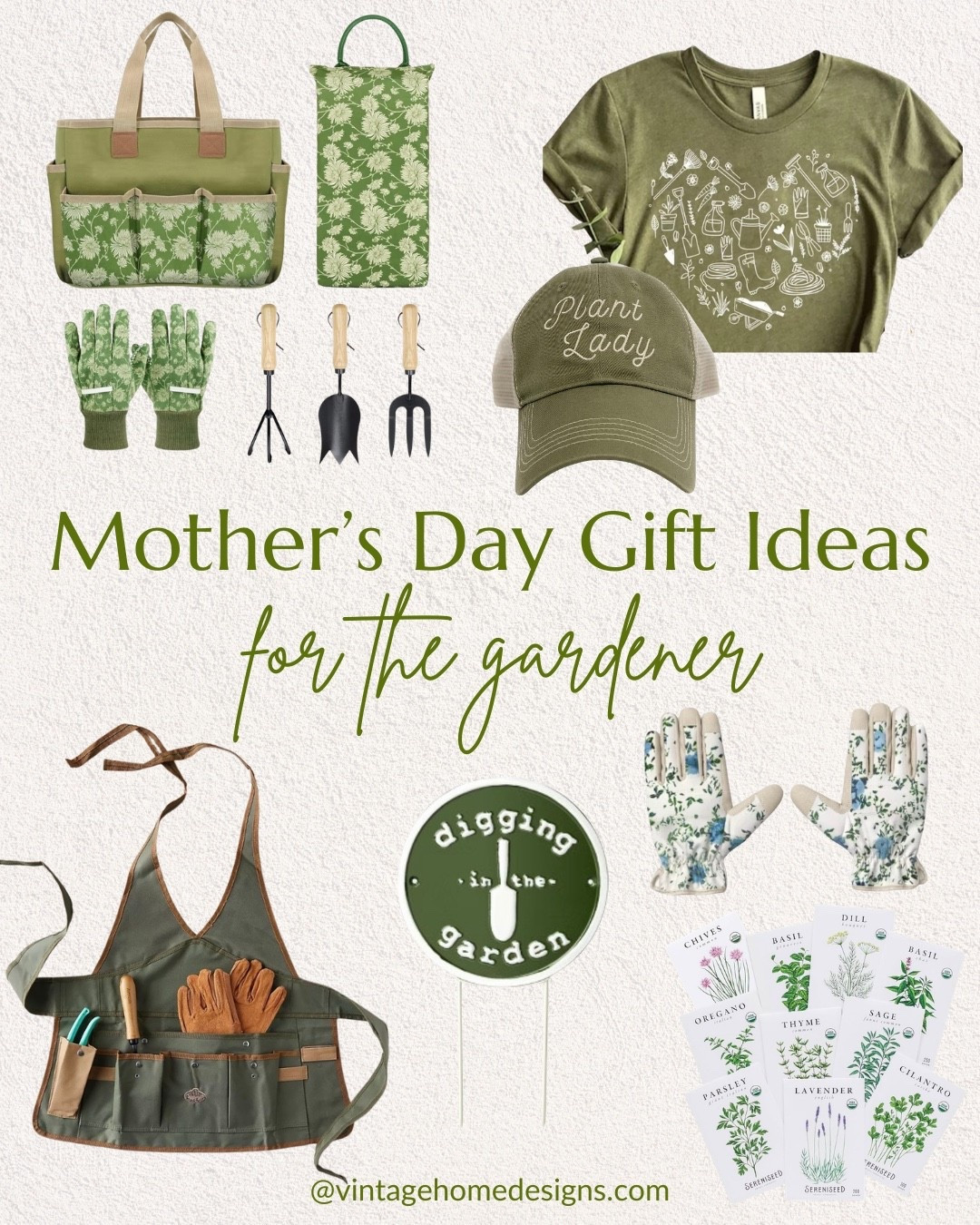 For the woman who is happiest with her hands in the dirt and a garden that’s the envy of the neighbourhood, a gift that supports her love of gardening is sure to make her smile.

Whether she’s a seasoned green thumb or just starting to grow her garden, there are so many fun options to choose from.

A set of quality, gardening tools, some beautiful new planters, or a garden apron, are all great ways to show her you support her favorite hobby. ￼

gardening gifts • plant lover • garden 

#LTKmomlife #LTKHome #LTKMothersDay