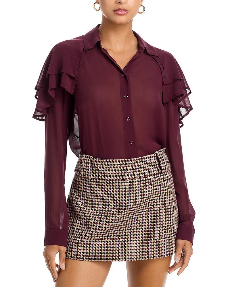 Frame The Silk Cape Blouse | Bloomingdale's (US)