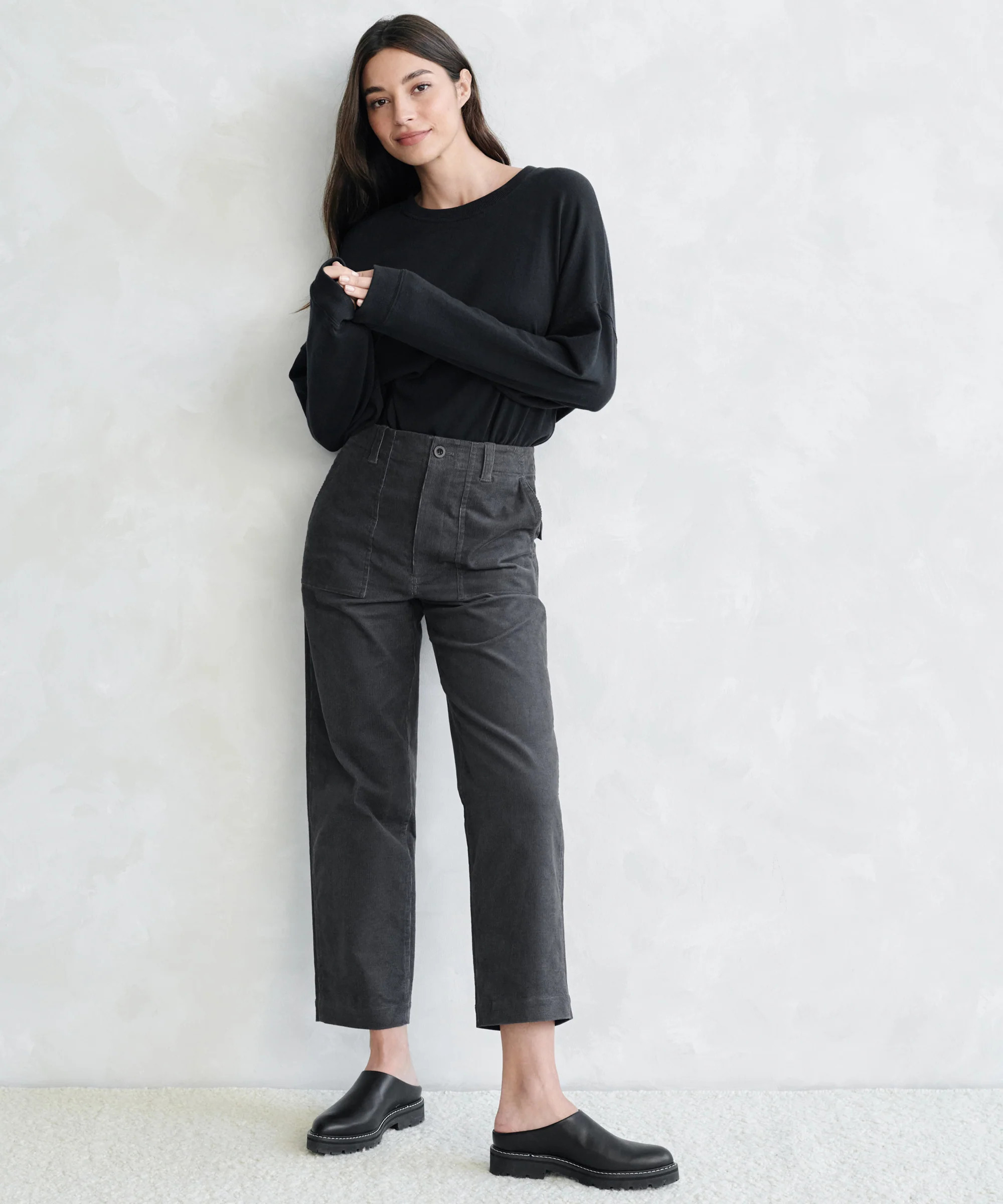 Boyfriend Long-Sleeve Tee | Jenni Kayne