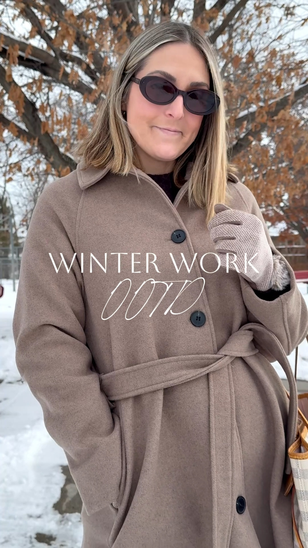 Winter work outfit!  With the snow and cold temps it was time to break out my new riding boots from Macy's!  They're currently 40% off!  It's been a while since I've worn tall boots and I love these! They're great quality, real leather and the style is on point.  

Winter coats, winter boots, winter style, winter fashion, dress coats, taupe coats, gloves, winter accessories, riding boots, tall boots, knee high boots

#LTKSaleAlert #LTKootd #LTKWorkwear