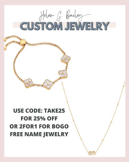 If you are looking for initial jewelry, name jewelry, birthstone jewelry or custom jewelry. Check out this sale!  Makes a great Mother's Day present

#LTKGiftGuide #LTKfindsunder100 #LTKsalealert