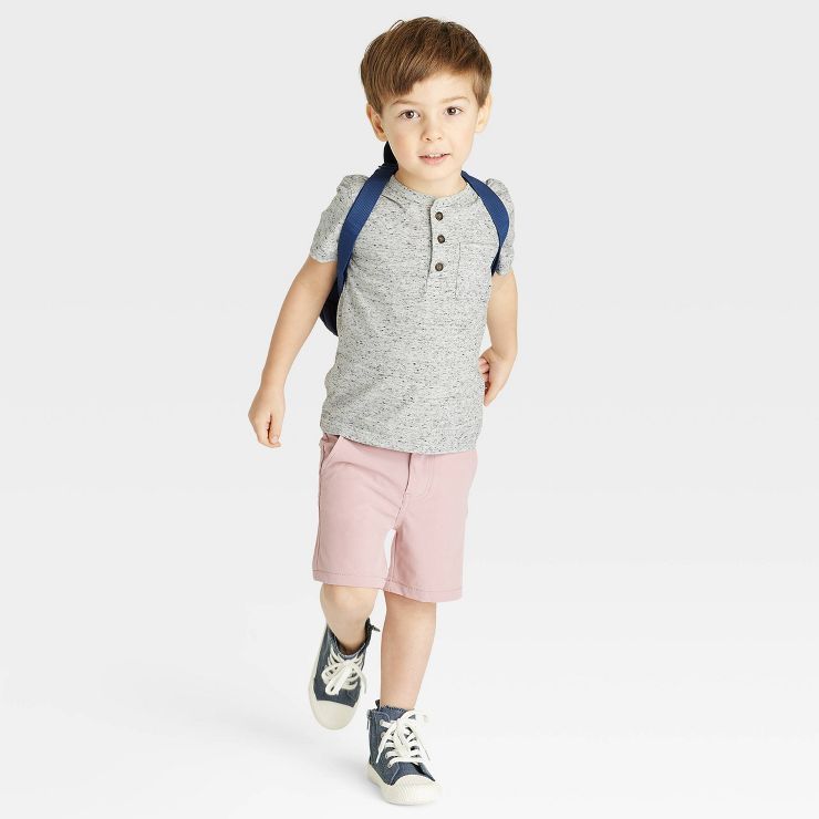 Toddler Boys' Short Sleeve Henley T-Shirt - Cat & Jack™ | Target