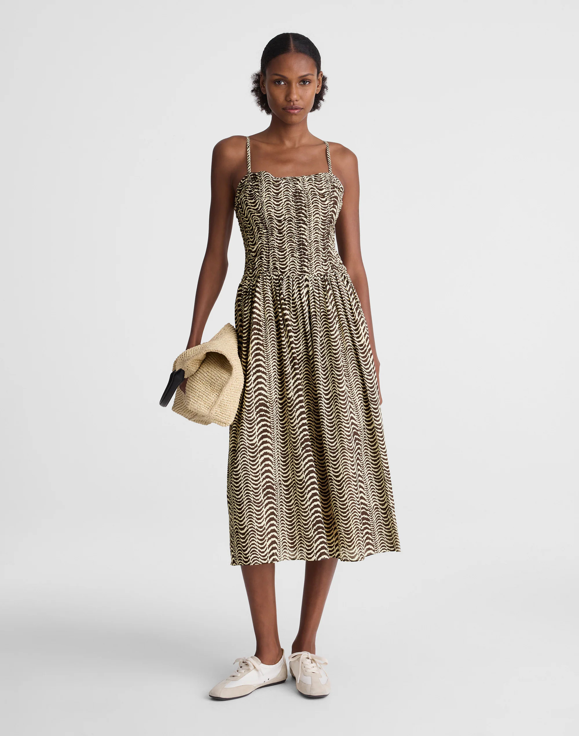 Ruched Midi Dress | Madewell