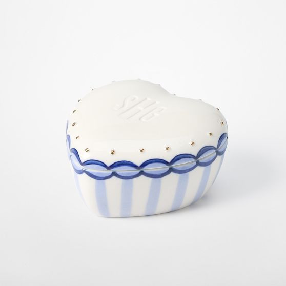 Heart Ceramic Catchall Box​ | Mark and Graham