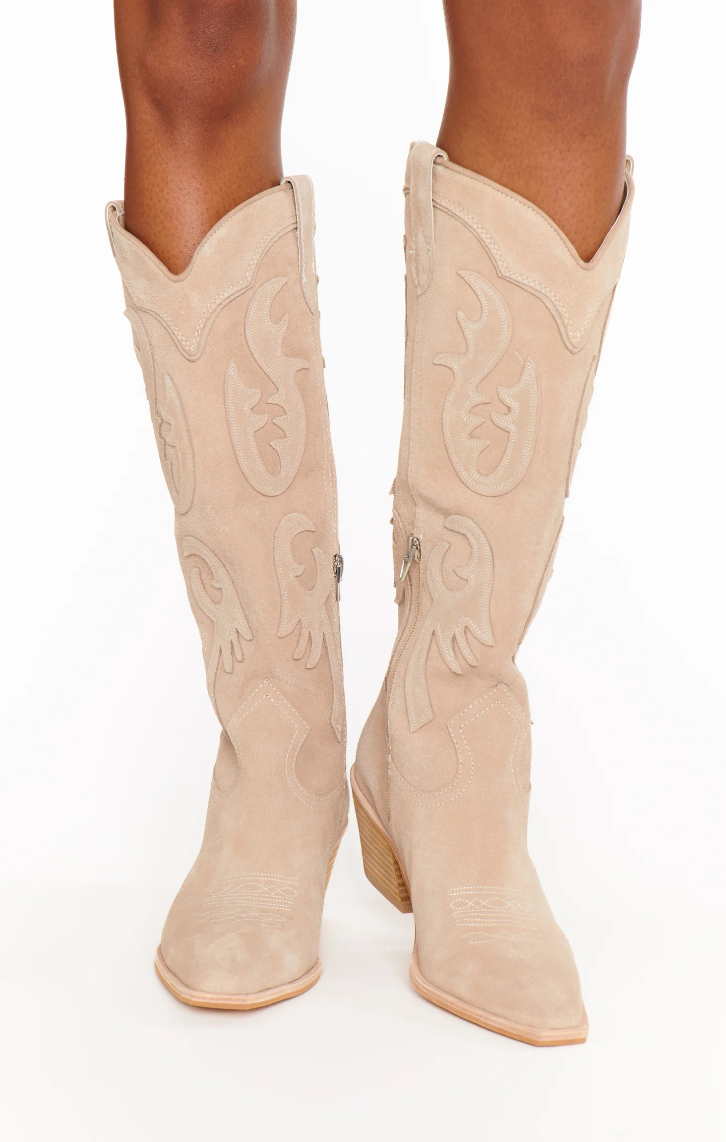 Dolce Vita Samsin Cowboy Boot ~ Taupe | Show Me Your Mumu