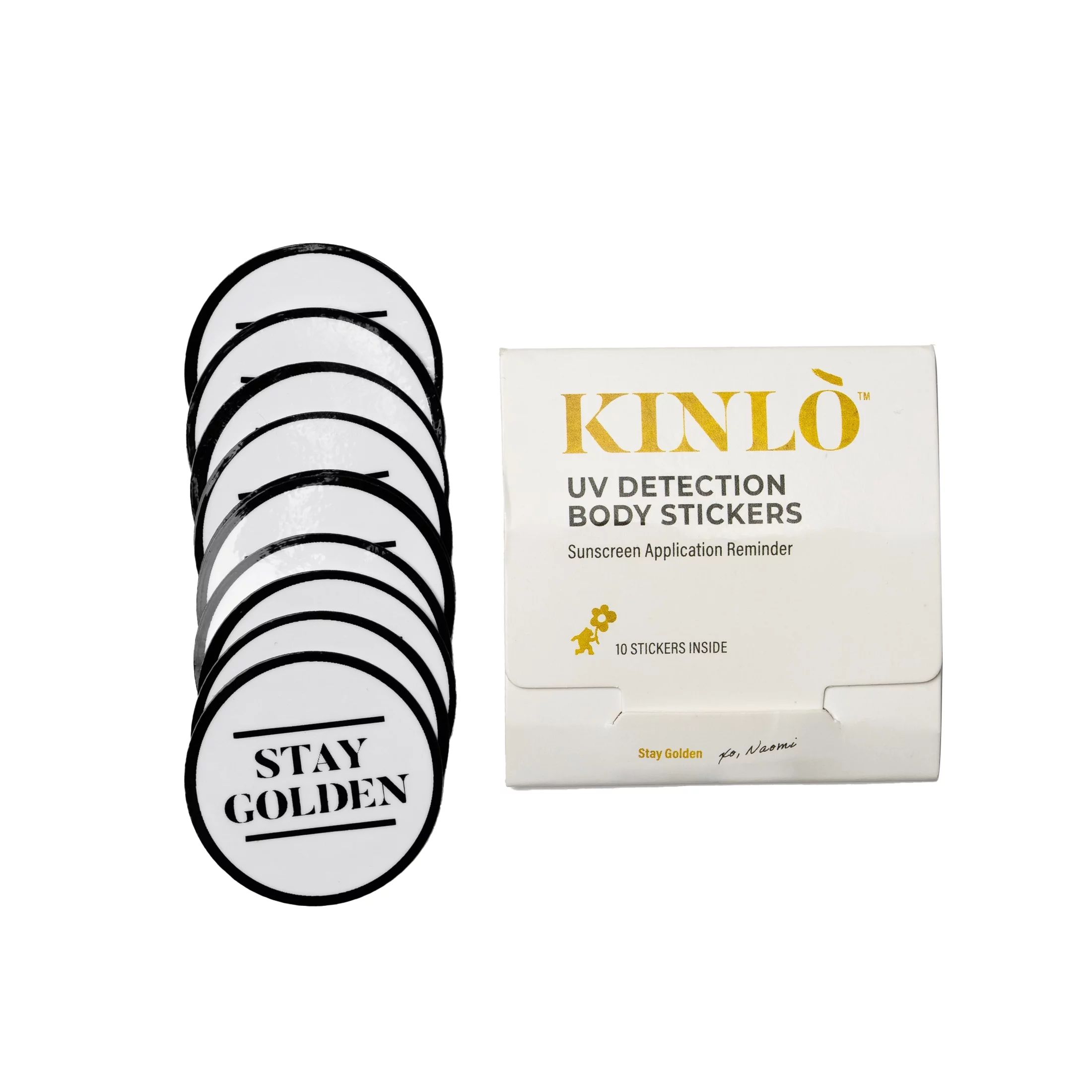 KINLO UV Detection "Stay Golden" Body Stickers 10ct - Walmart.com | Walmart (US)